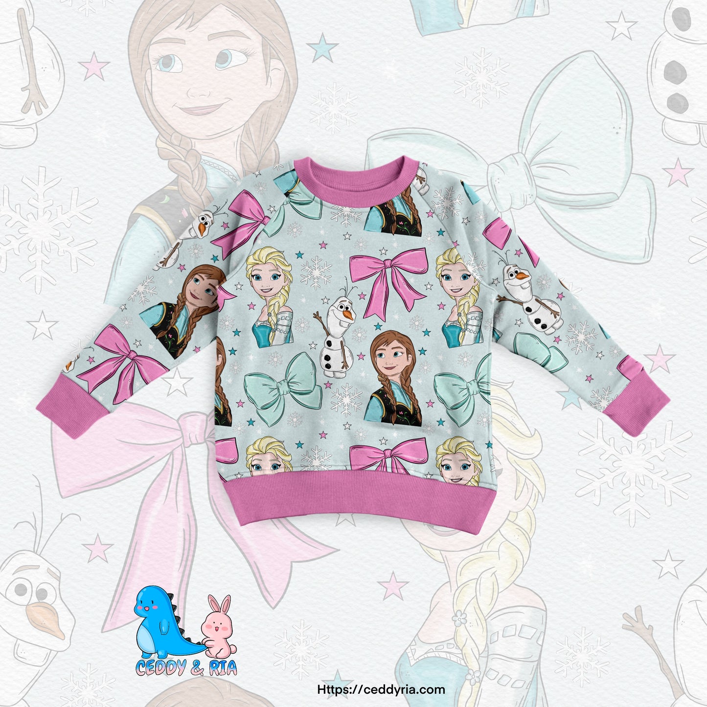 PREORDER Crystal Frost Crew Neck Sweatshirt