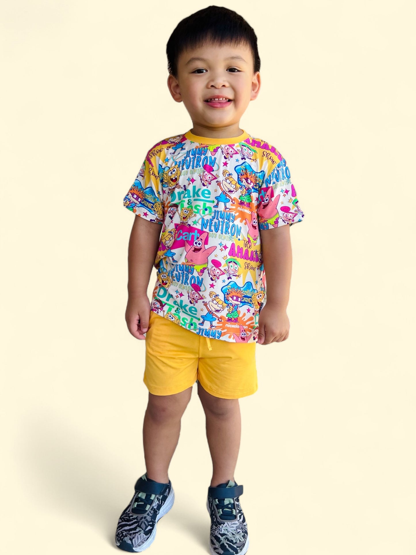 Nickstalgia Relaxed Tee & Shorts Set