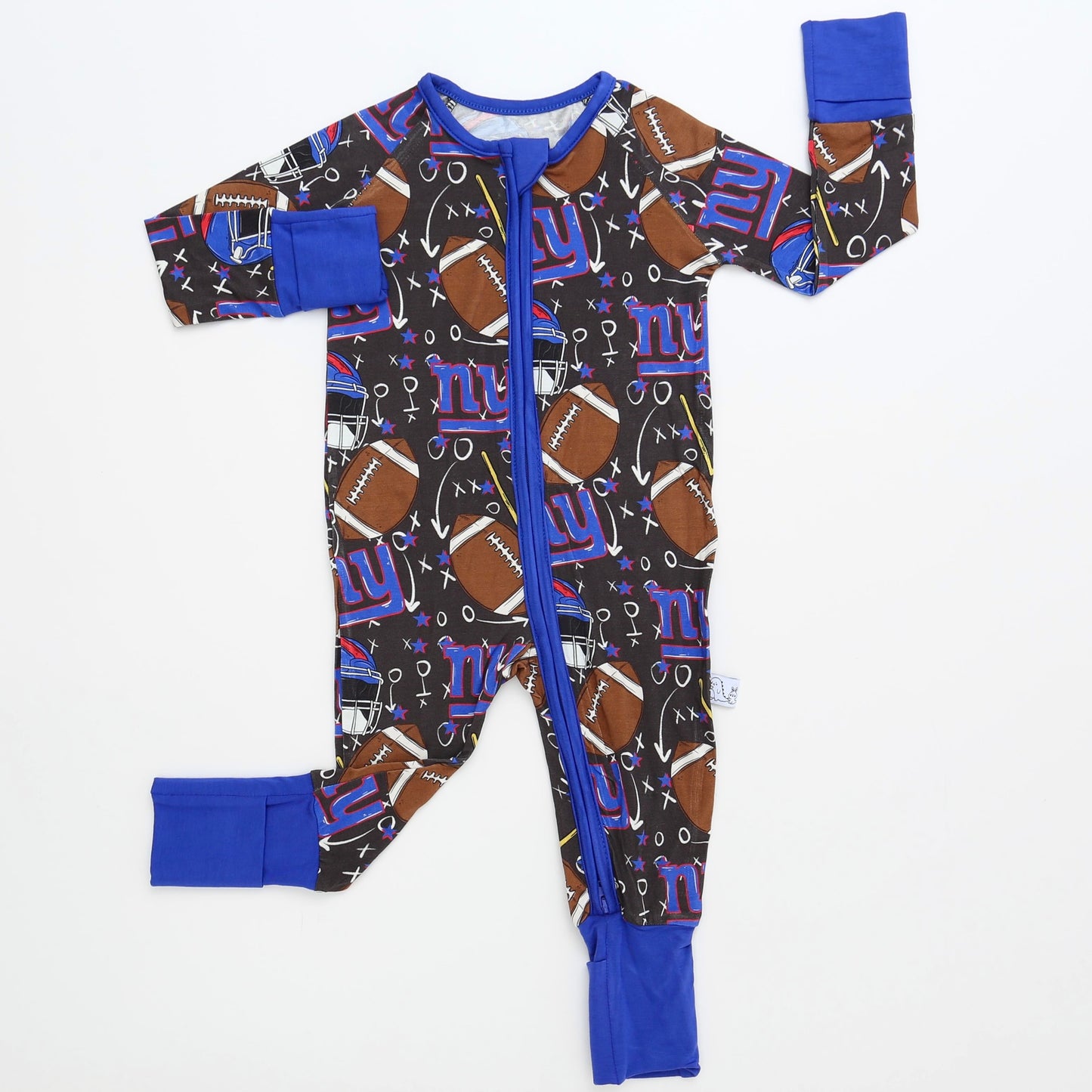 White, Red and Dark Blue Snuggy Zip