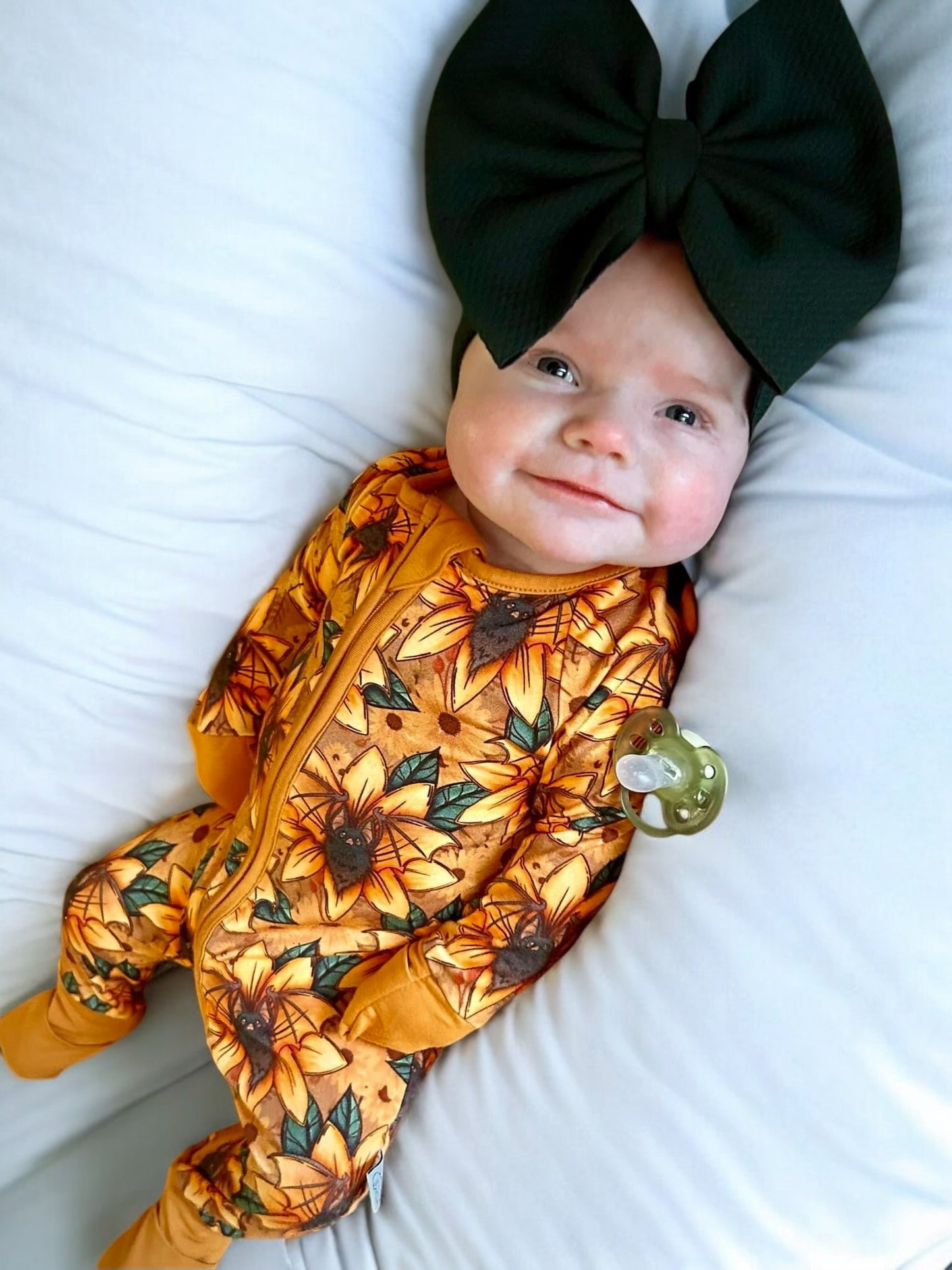 Batty Sunflowers Snuggy Zip