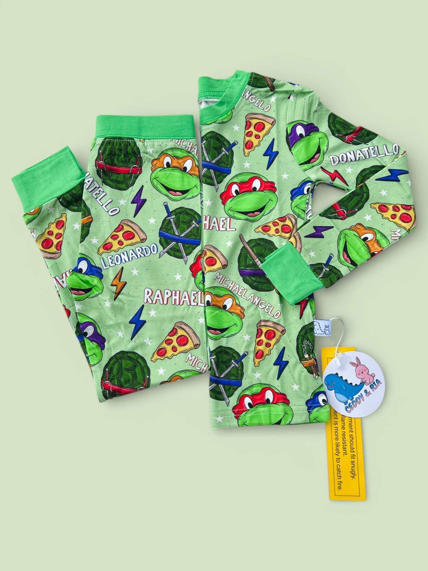 Turtle Trouble 2p Long Sleeve Set