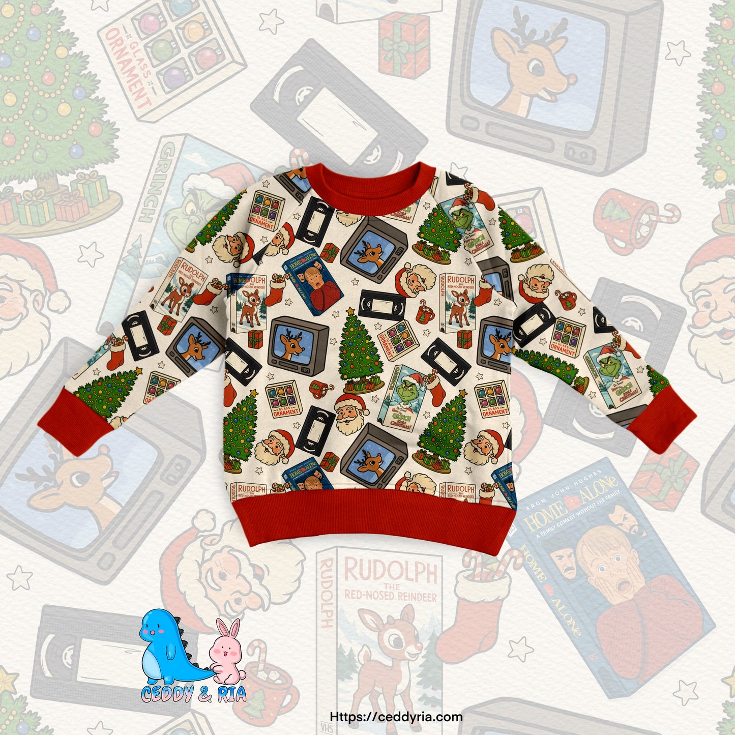 Movie Night Crew Neck Sweatshirt