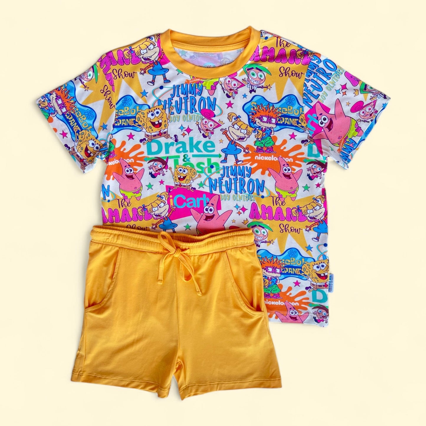 Nickstalgia Relaxed Tee & Shorts Set