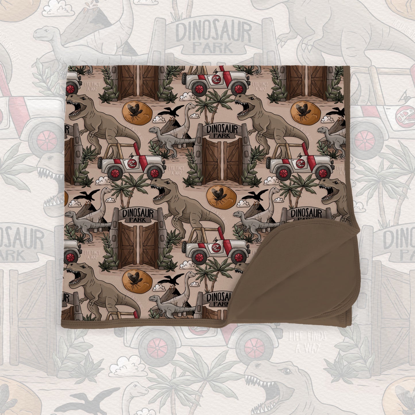PREORDER Dino Park Double Layer Blanket