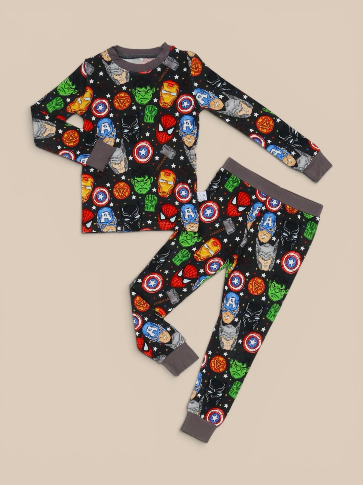 Avengers 2p Long Sleeve Set