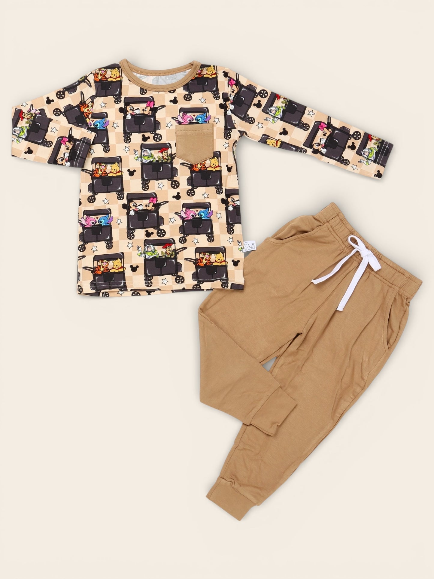 Wagon Crew Pocket Tee + Joggers Set