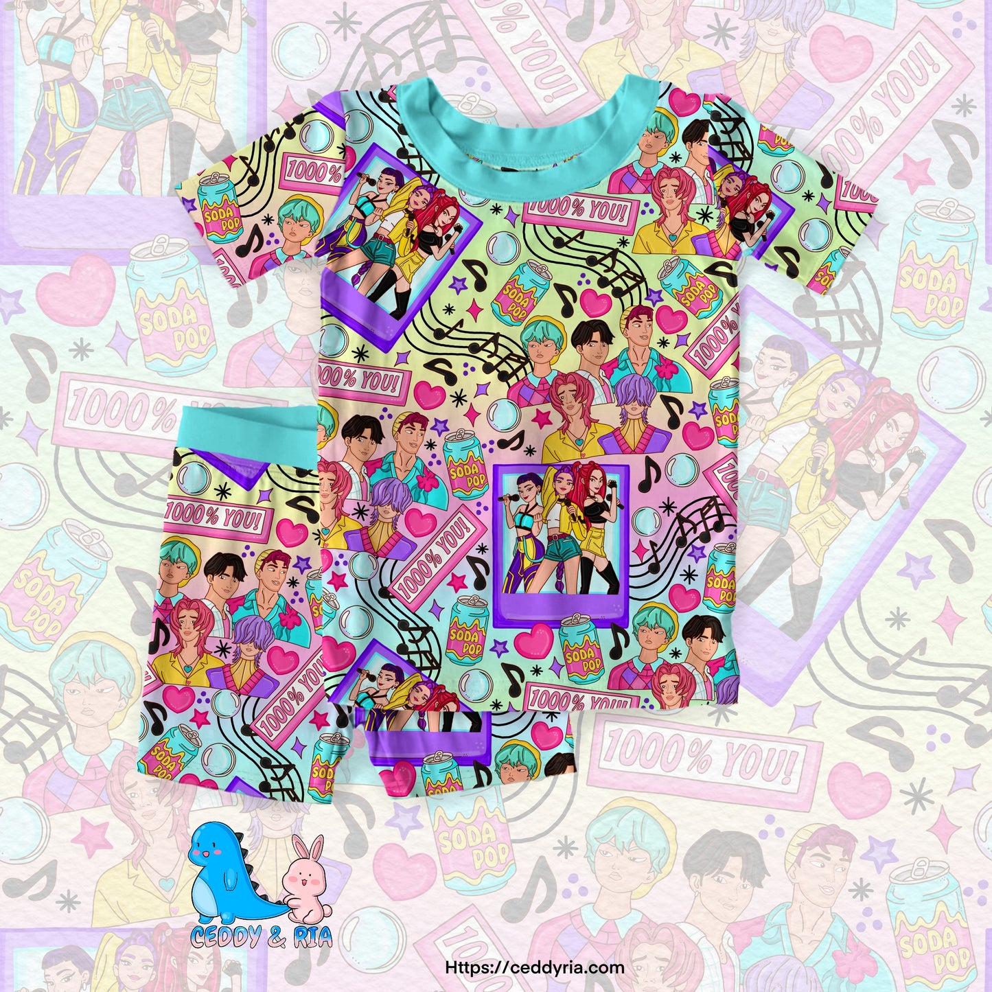 PREORDER Kpop Idol Short Set