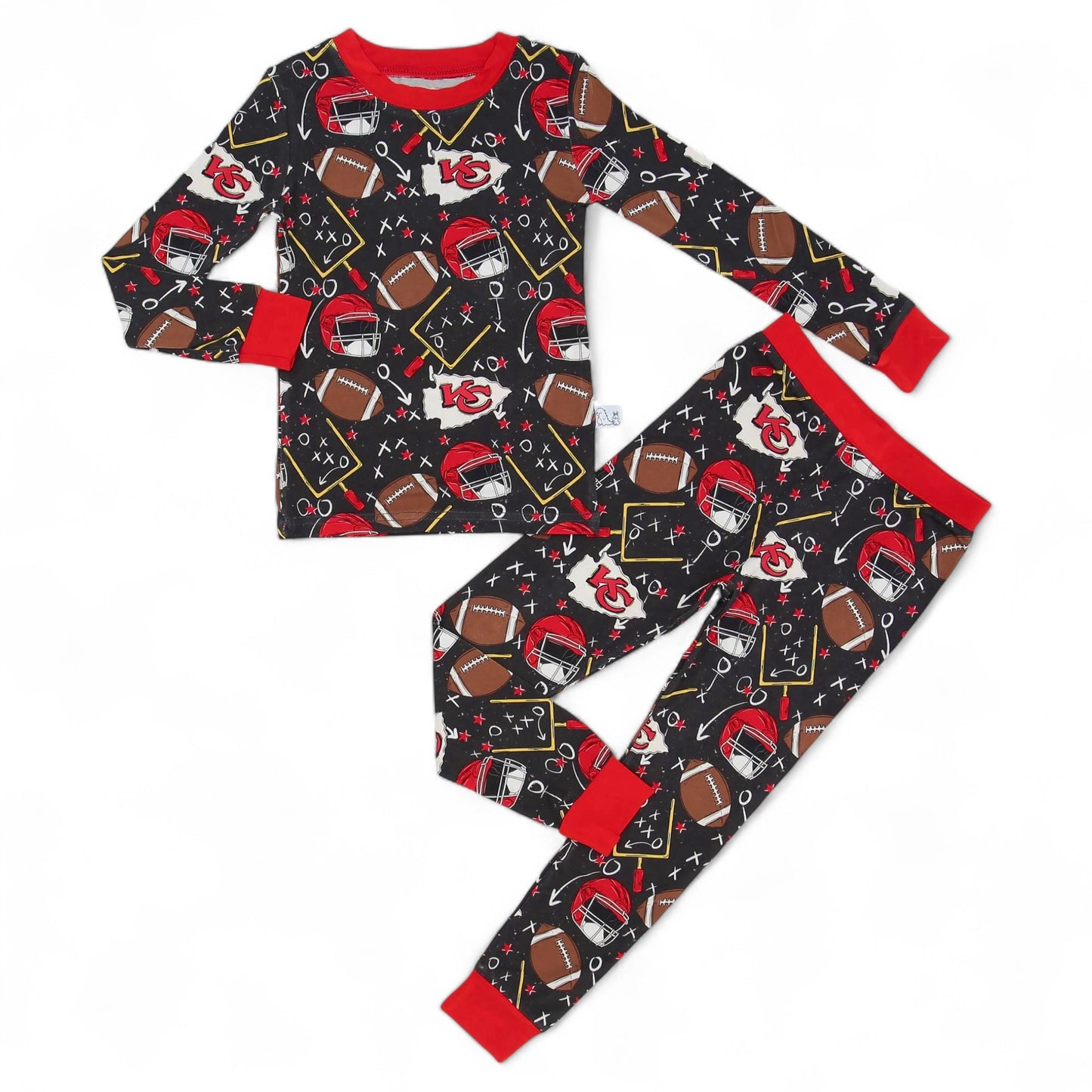 PREORDER Red and Gold 2p Long Sleeve Set