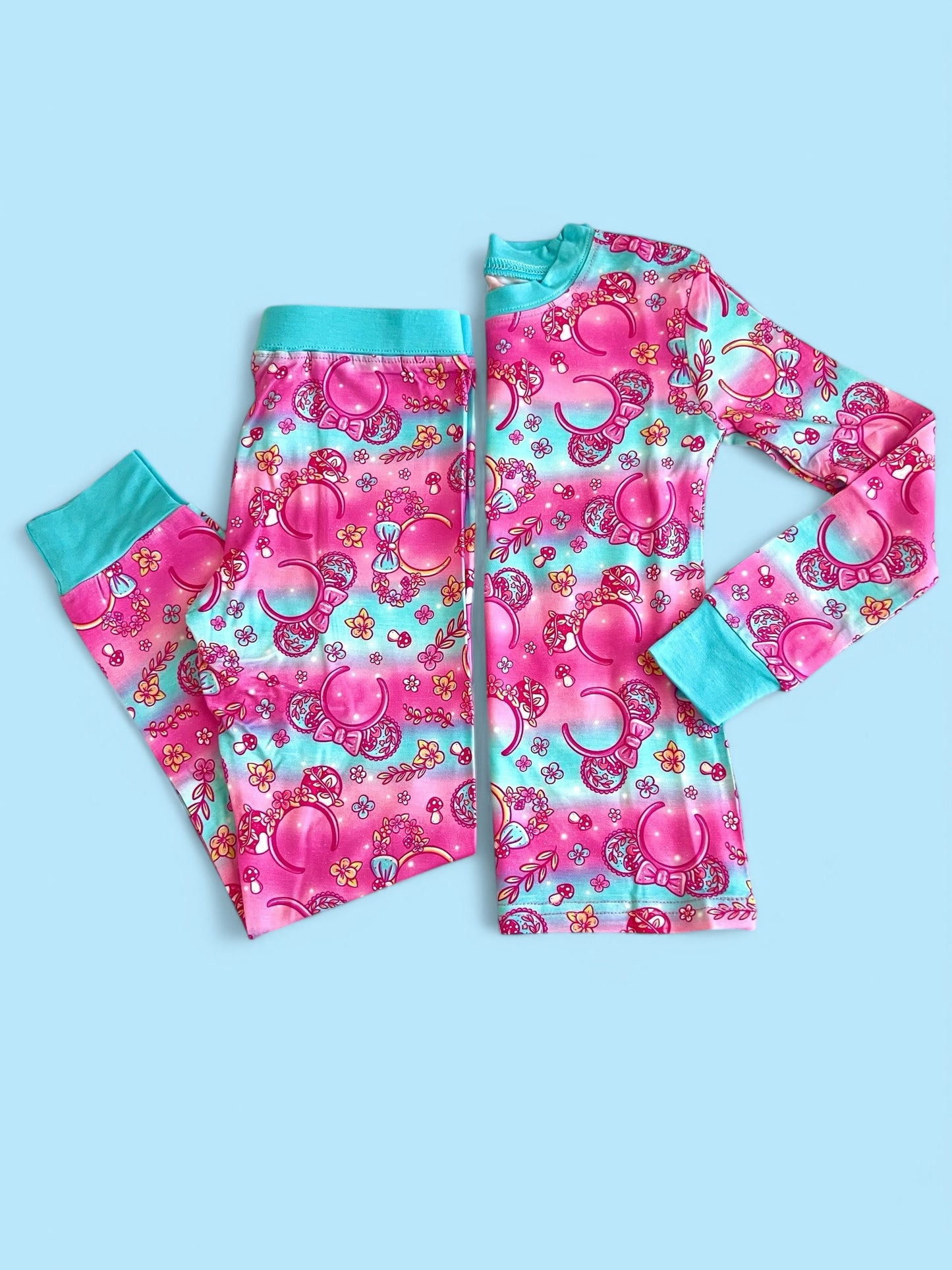 Floral Crown 2p Long Sleeve Set