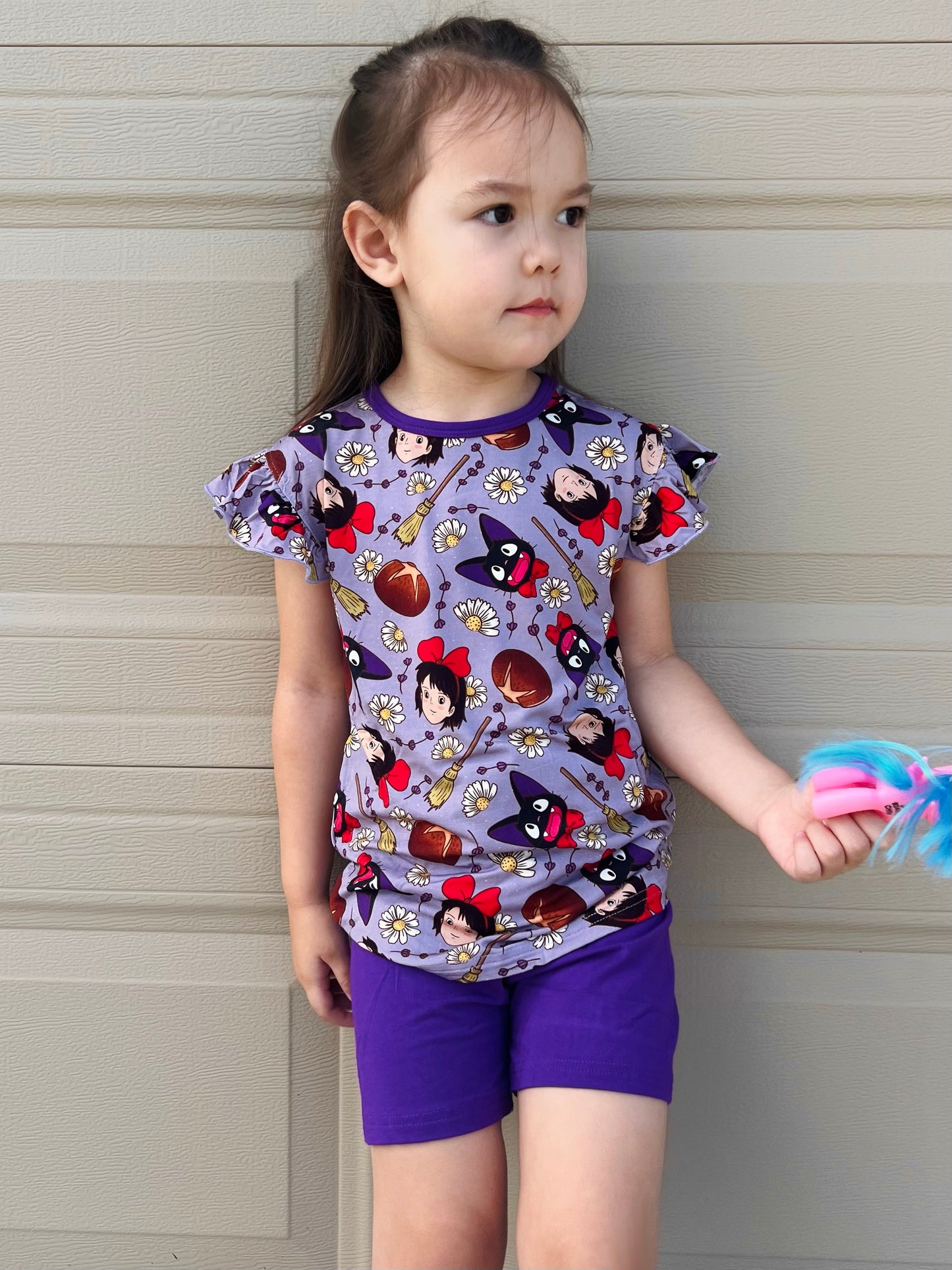 Special Delivery Flutter Sleeve Short Set