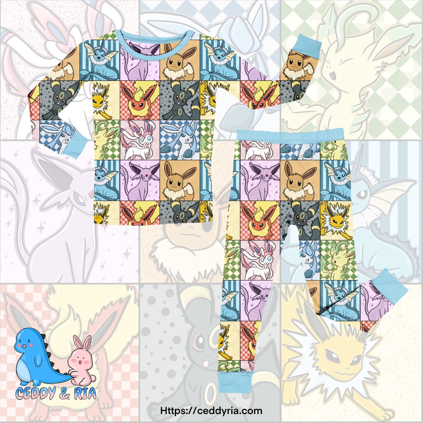 PREORDER Eeveelution 2p Long Sleeve Set