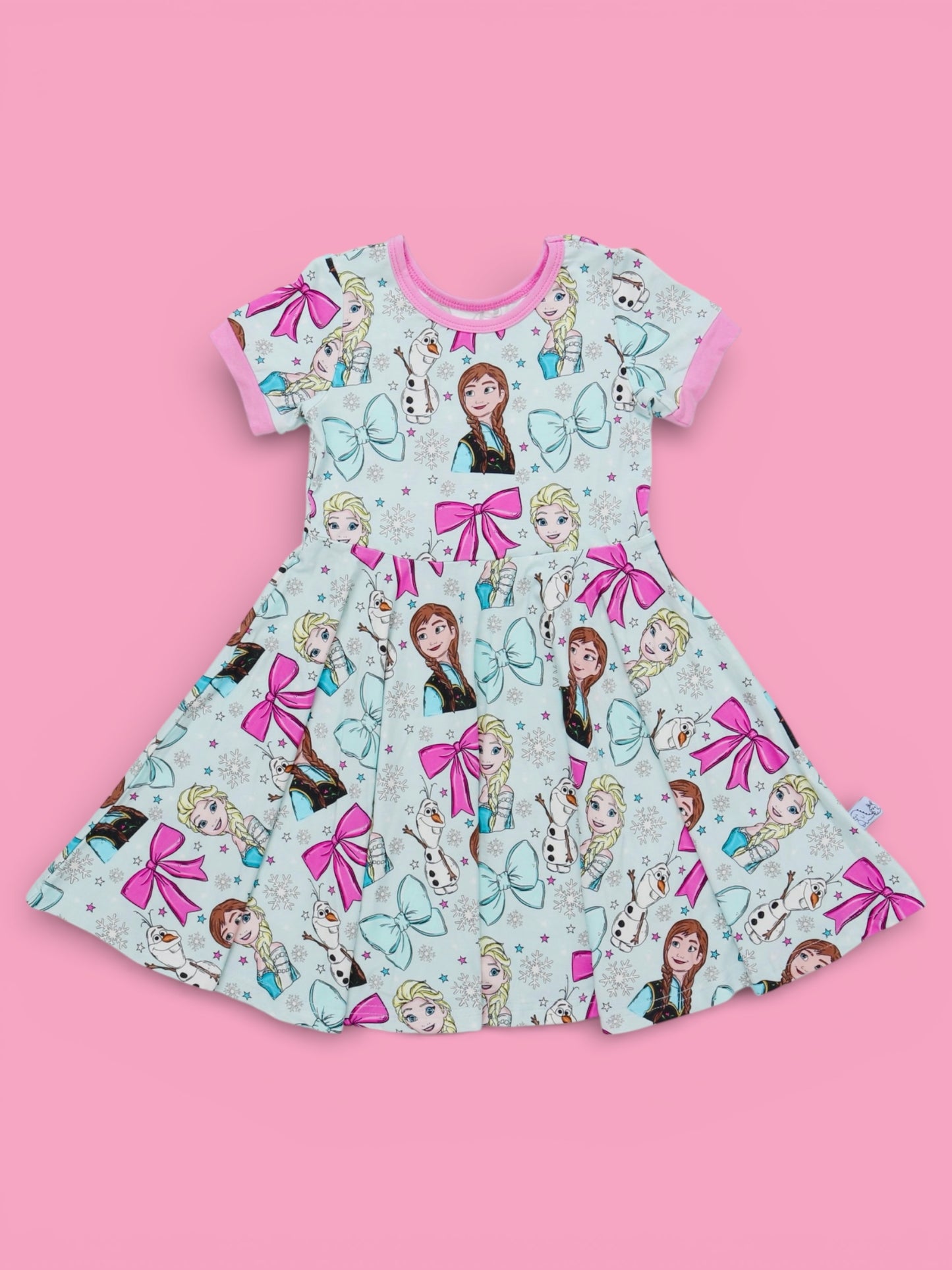 Crystal Frost Twirl Dress