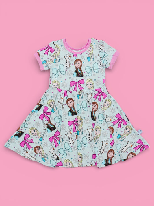 Crystal Frost Twirl Dress