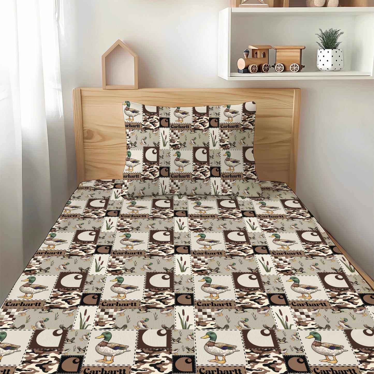 Duckling Dude Twin Sheet & Pillow Case