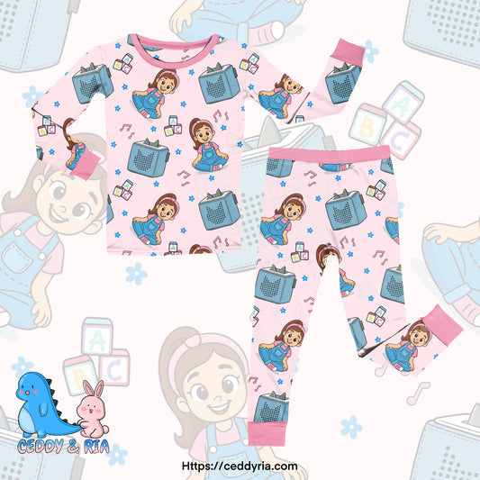 PREORDER Pink Music Box 2p Long Sleeve Set