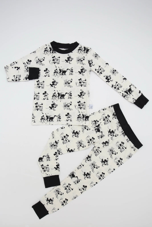 Steamboat Willie 2p Long Sleeve Set