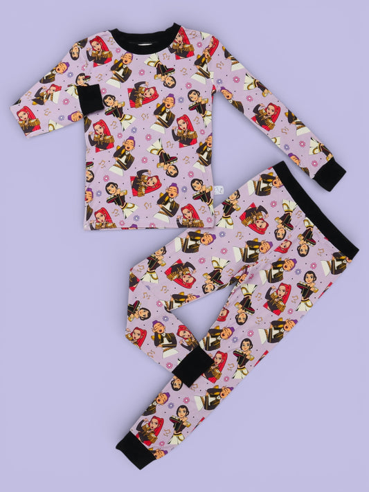 Kpop Girl Group 2p Long Sleeve Set