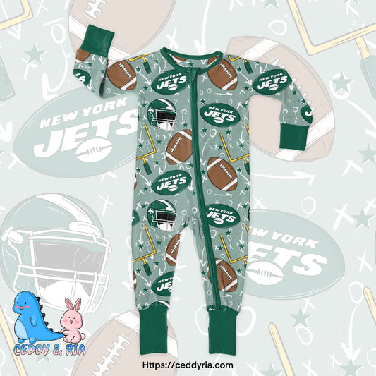 PREORDER Green, Black and White Snuggy Zip
