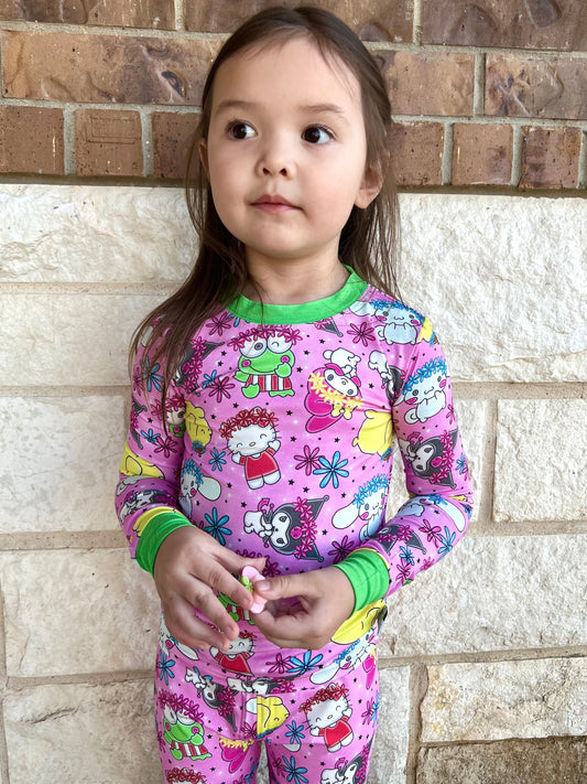 Kawaii 2p Long Sleeve Set