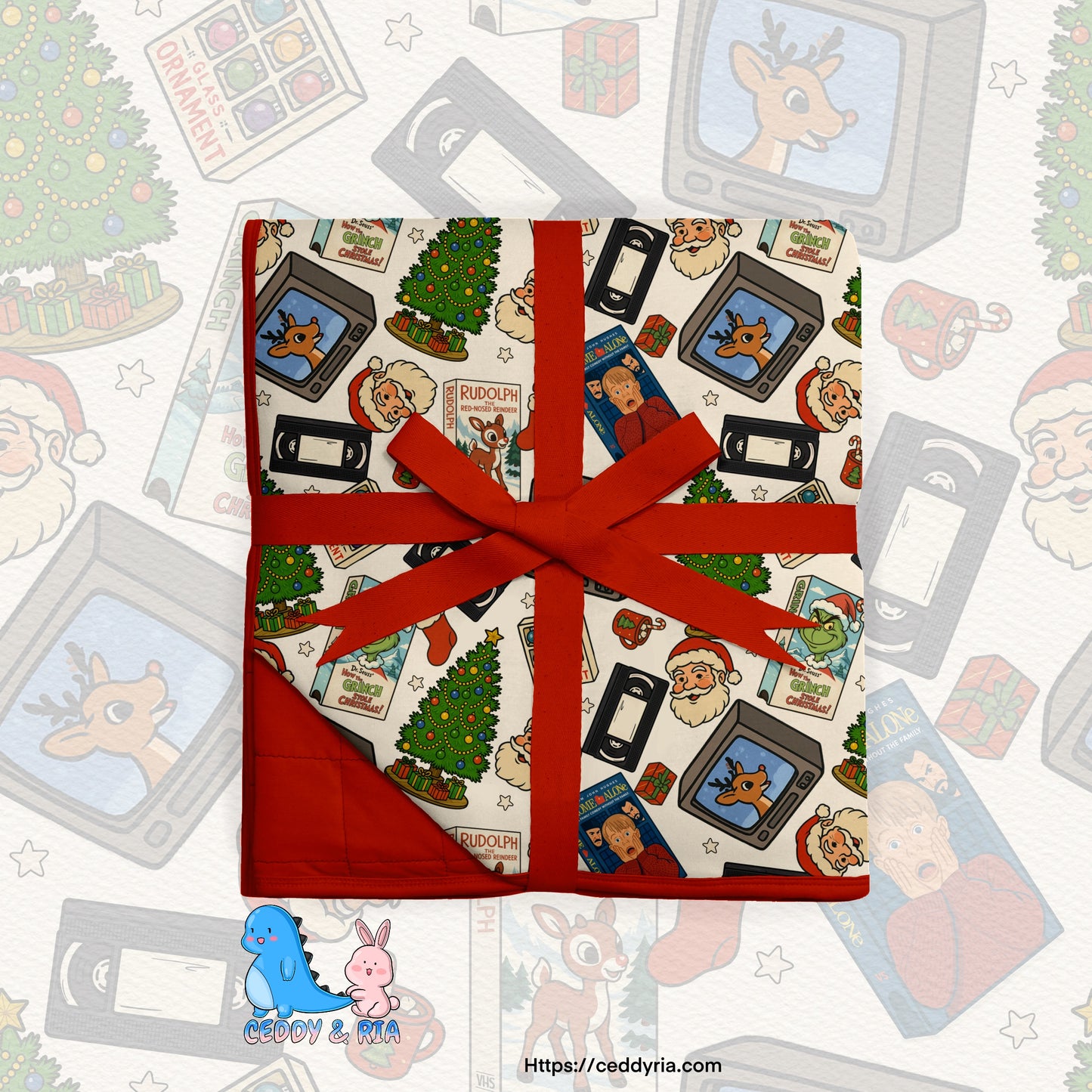 Movie Night Quilted Bamboo Blanket