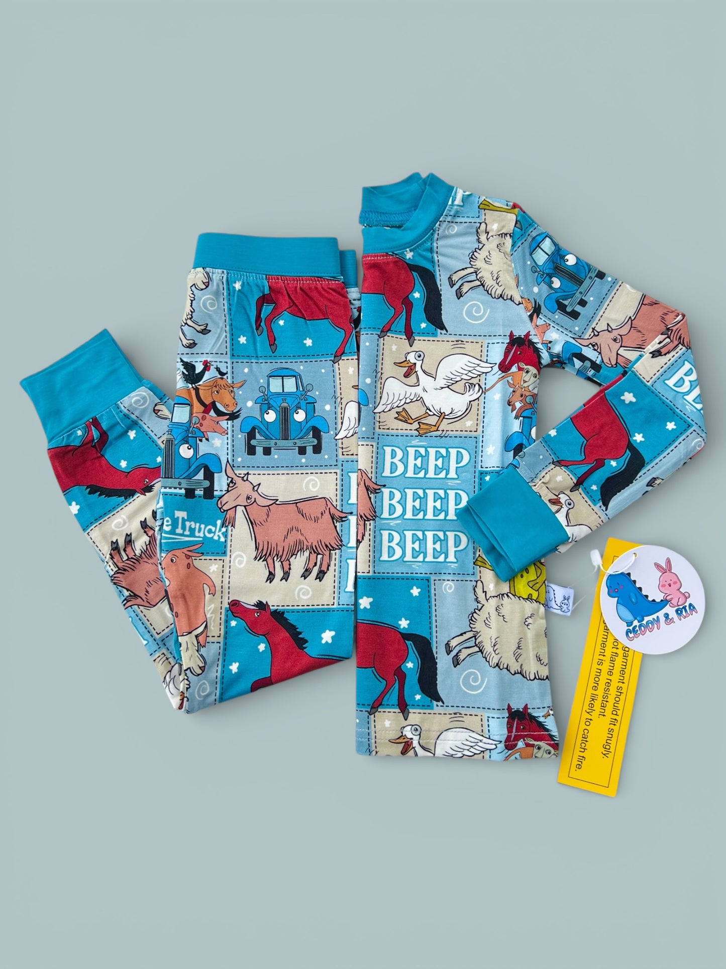 Beep Beep 2p Long Sleeve Set