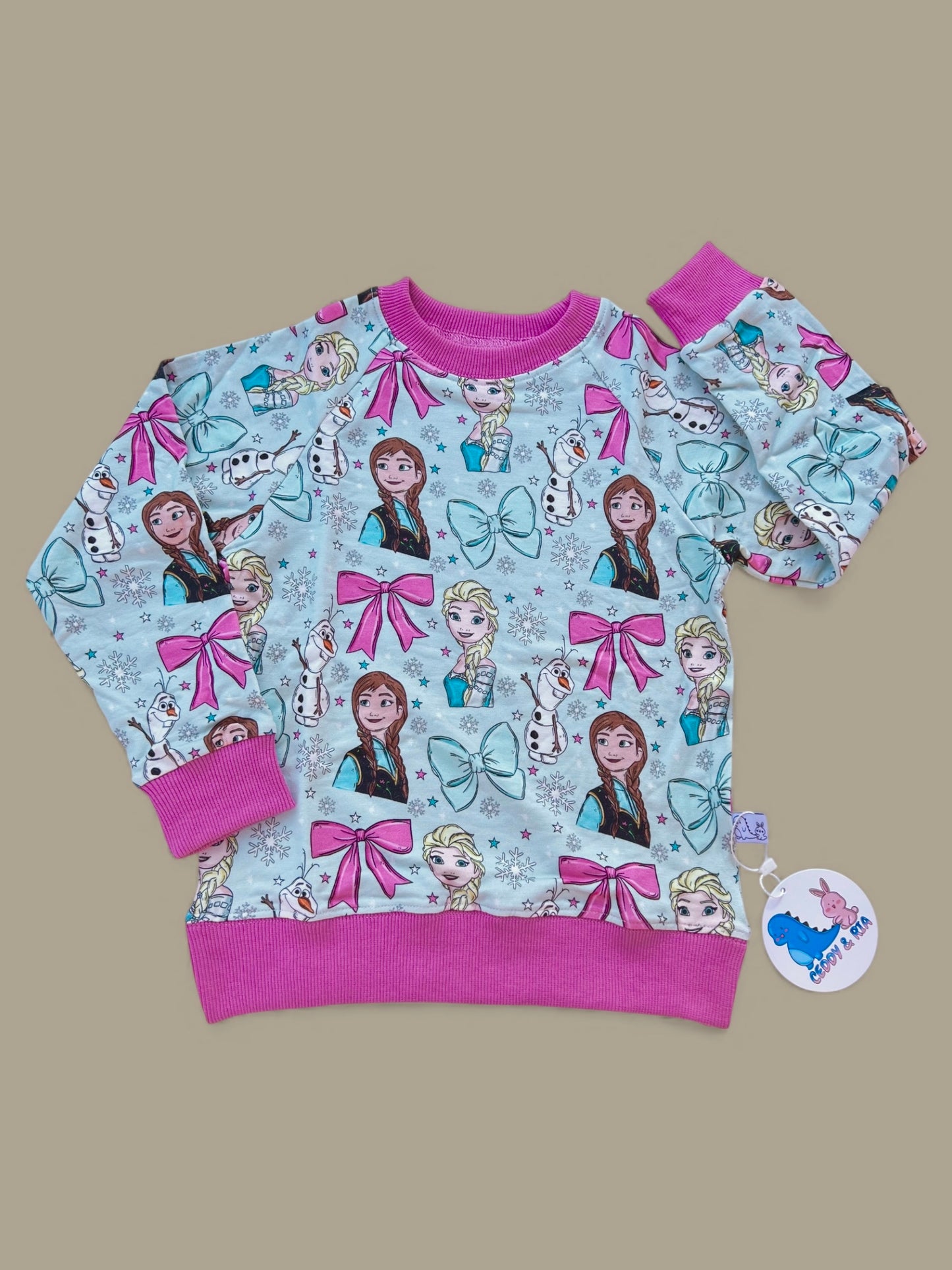 Crystal Frost Crew Neck Sweatshirt