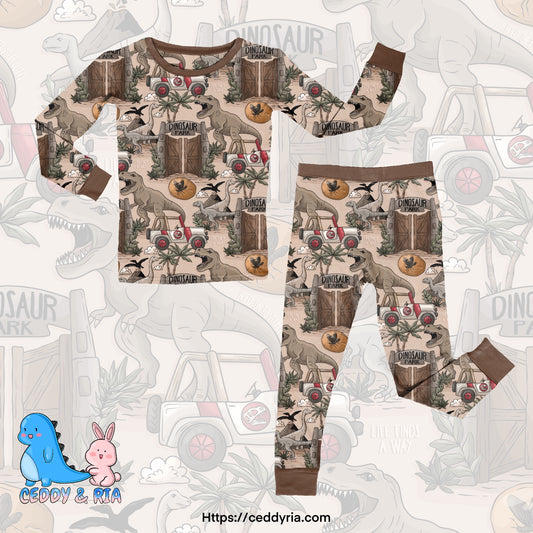PREORDER Dino Park 2p Long Sleeve Set