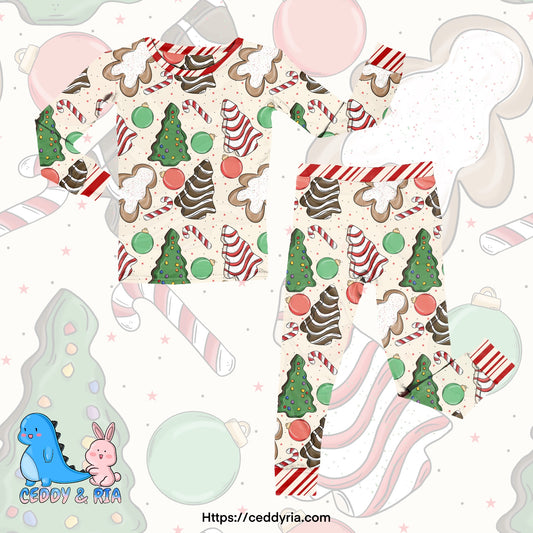 Tree Treats 2p Long Sleeve Set