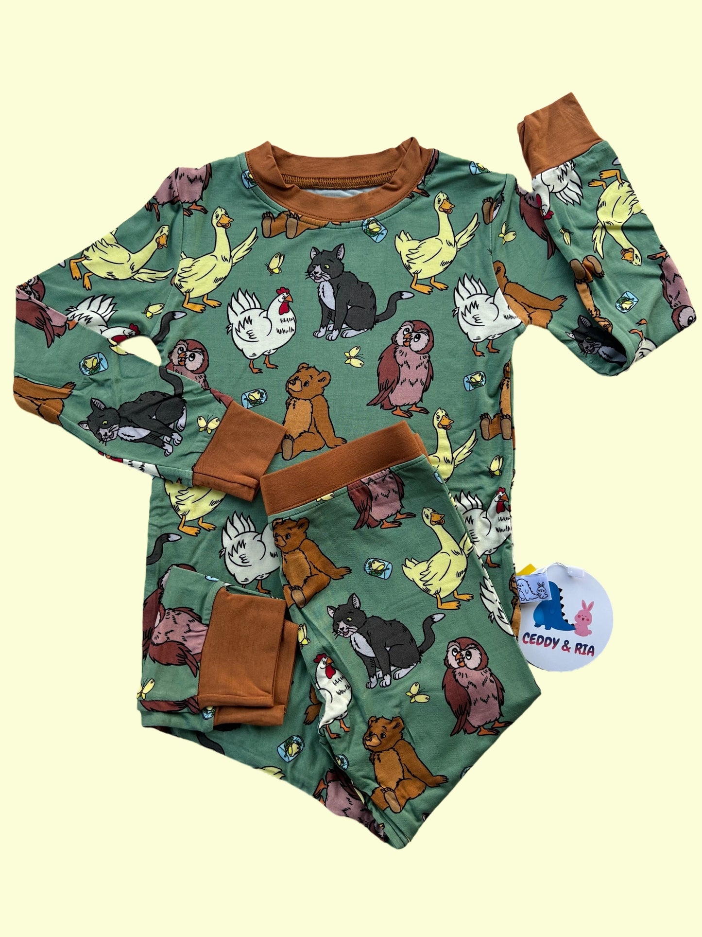 Lil Bear 2p Long Sleeve Set