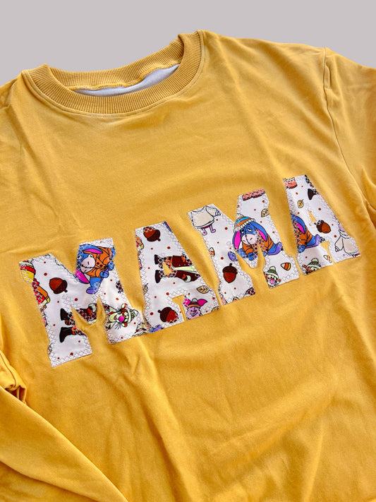 Cozy Bear MAMA Embroidered Sweatshirt