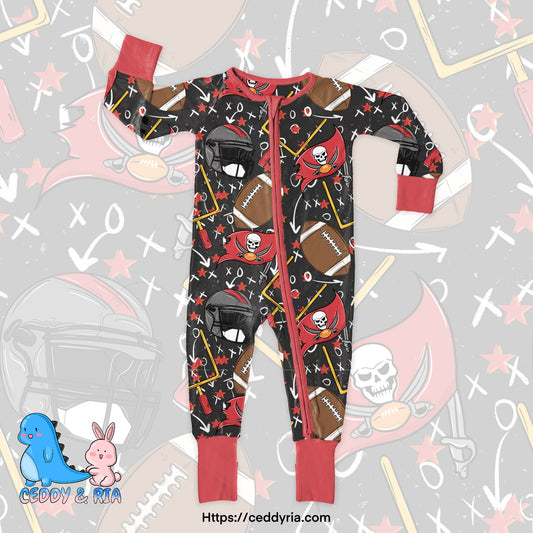 PREORDER Red, White, and Black Snuggy Zip