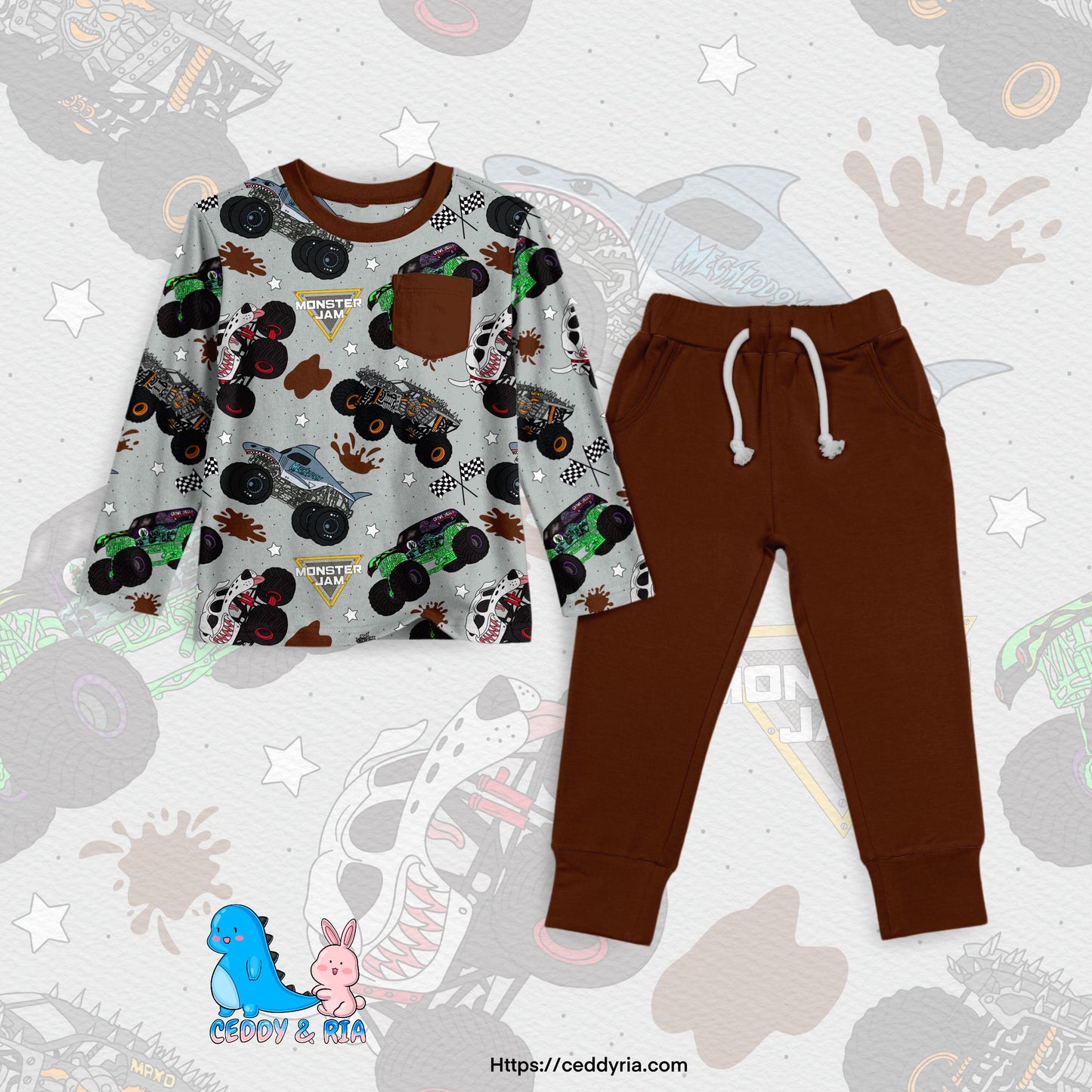 PREORDER The Steel Beasts Pocket Tee + Joggers Set