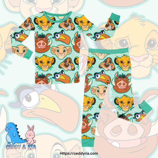 PREORDER Hakuna Matata 2p Long Sleeve Set