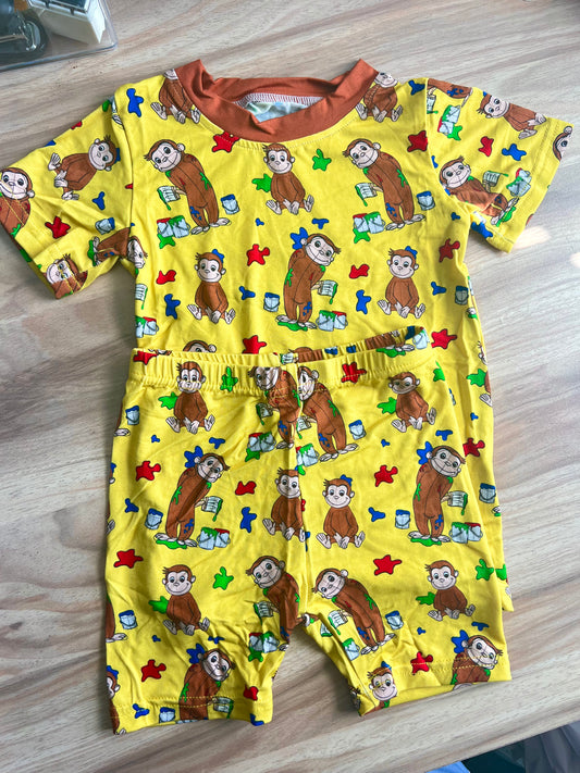 Sample Curious Monkey Short Set