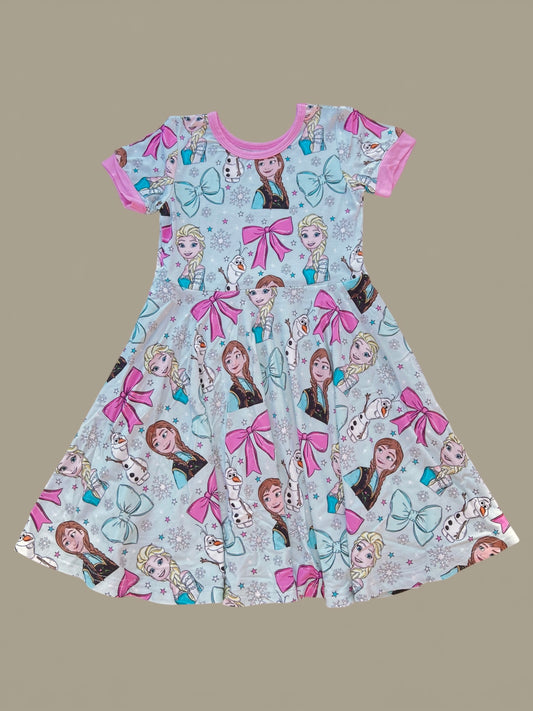 Crystal Frost Twirl Dress