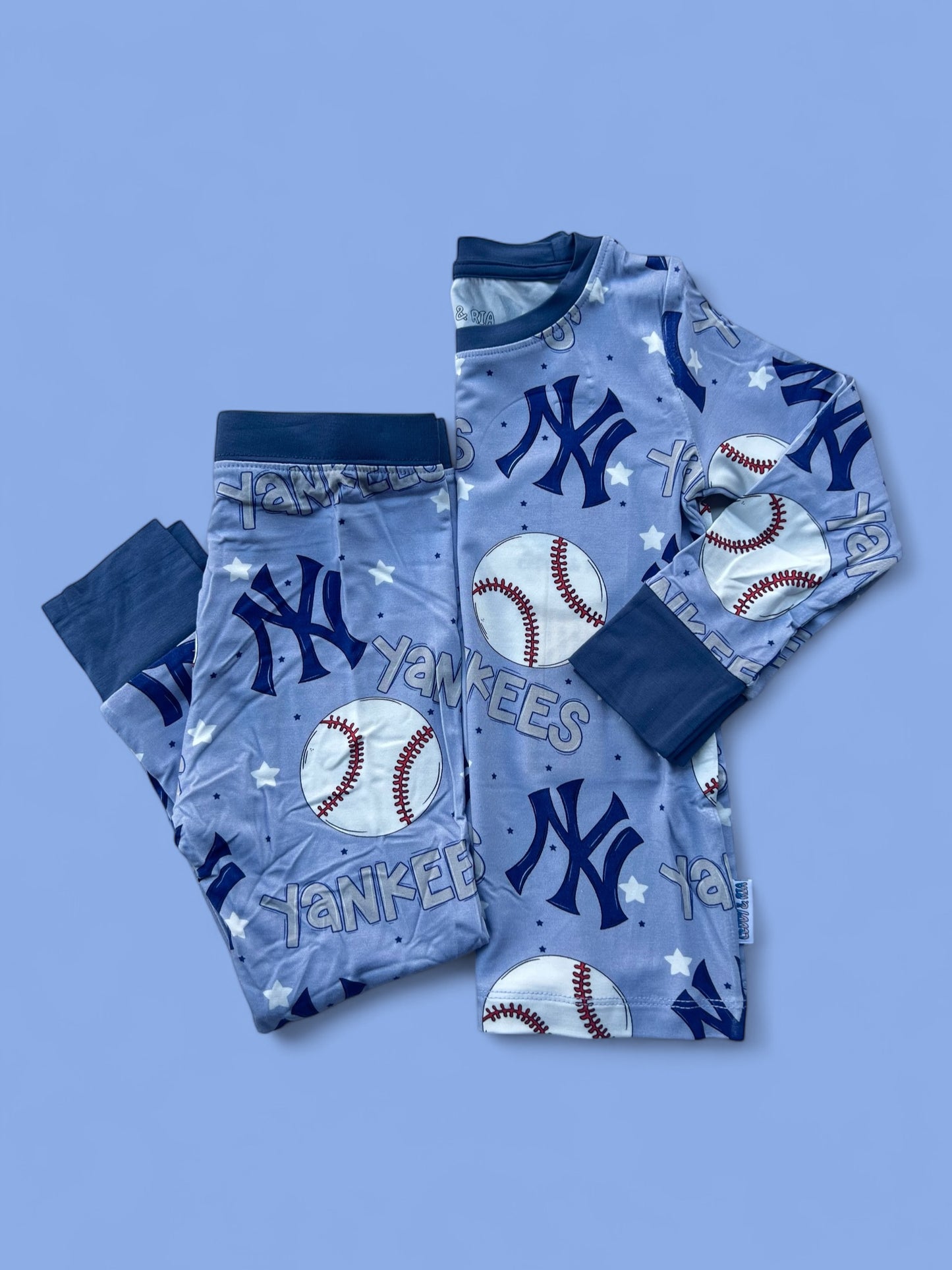 Yankees 2p Long Sleeve Set