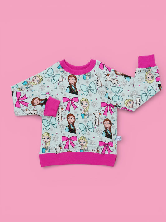 Crystal Frost Crew Neck Sweatshirt