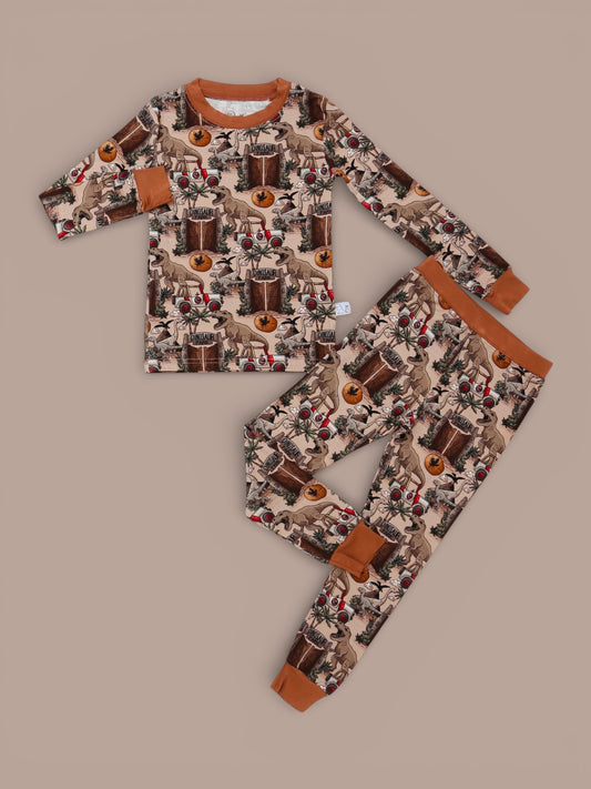 Dino Park 2p Long Sleeve Set