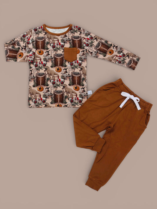 Dino Park Pocket Tee + Joggers Set