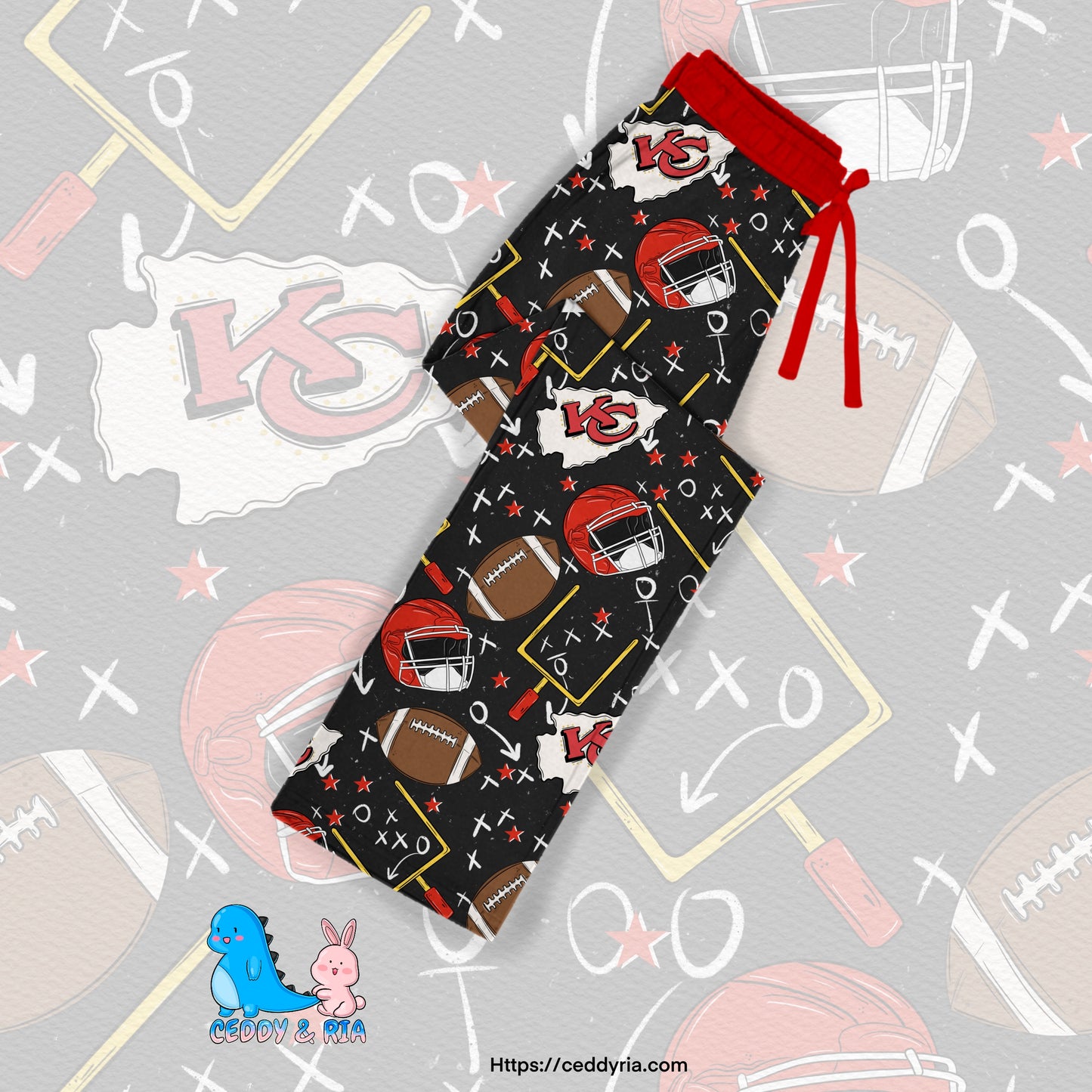 PREORDER Red and Gold Men’s Pants